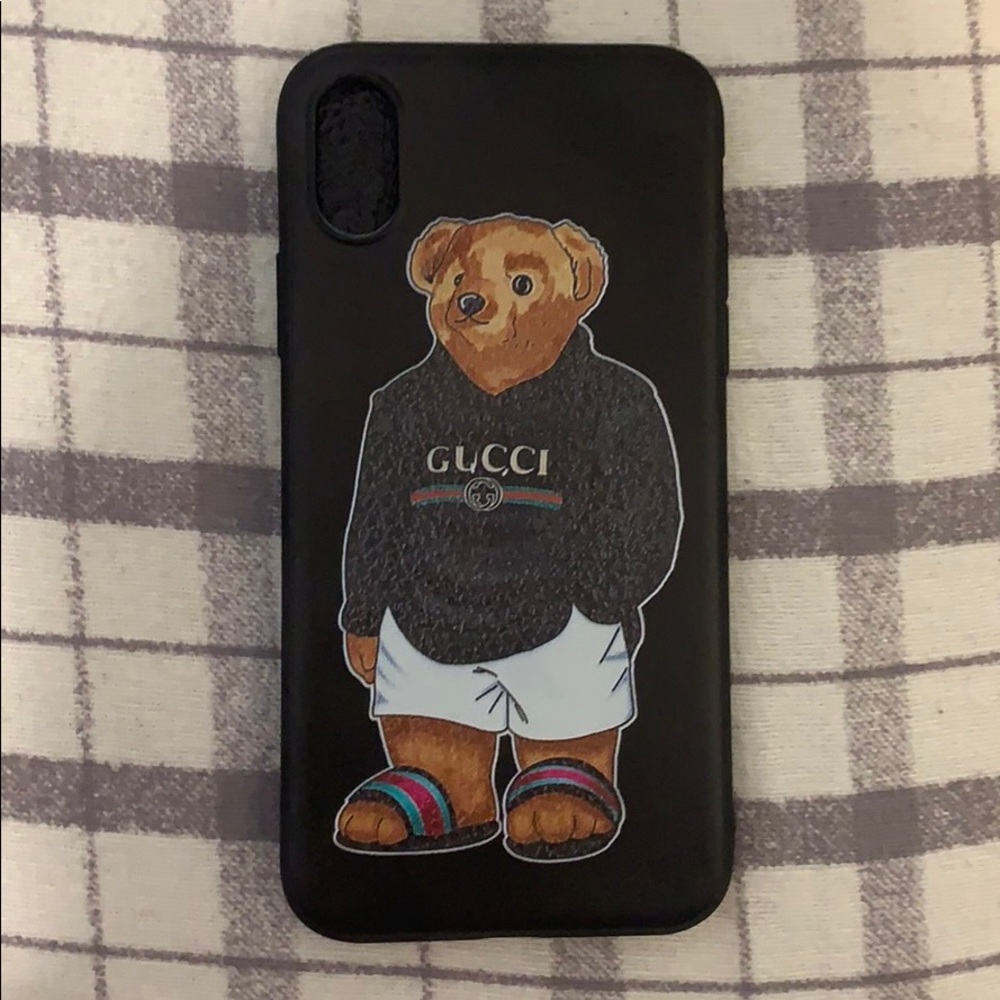 IPhoneX Gucci Bear Phone Case